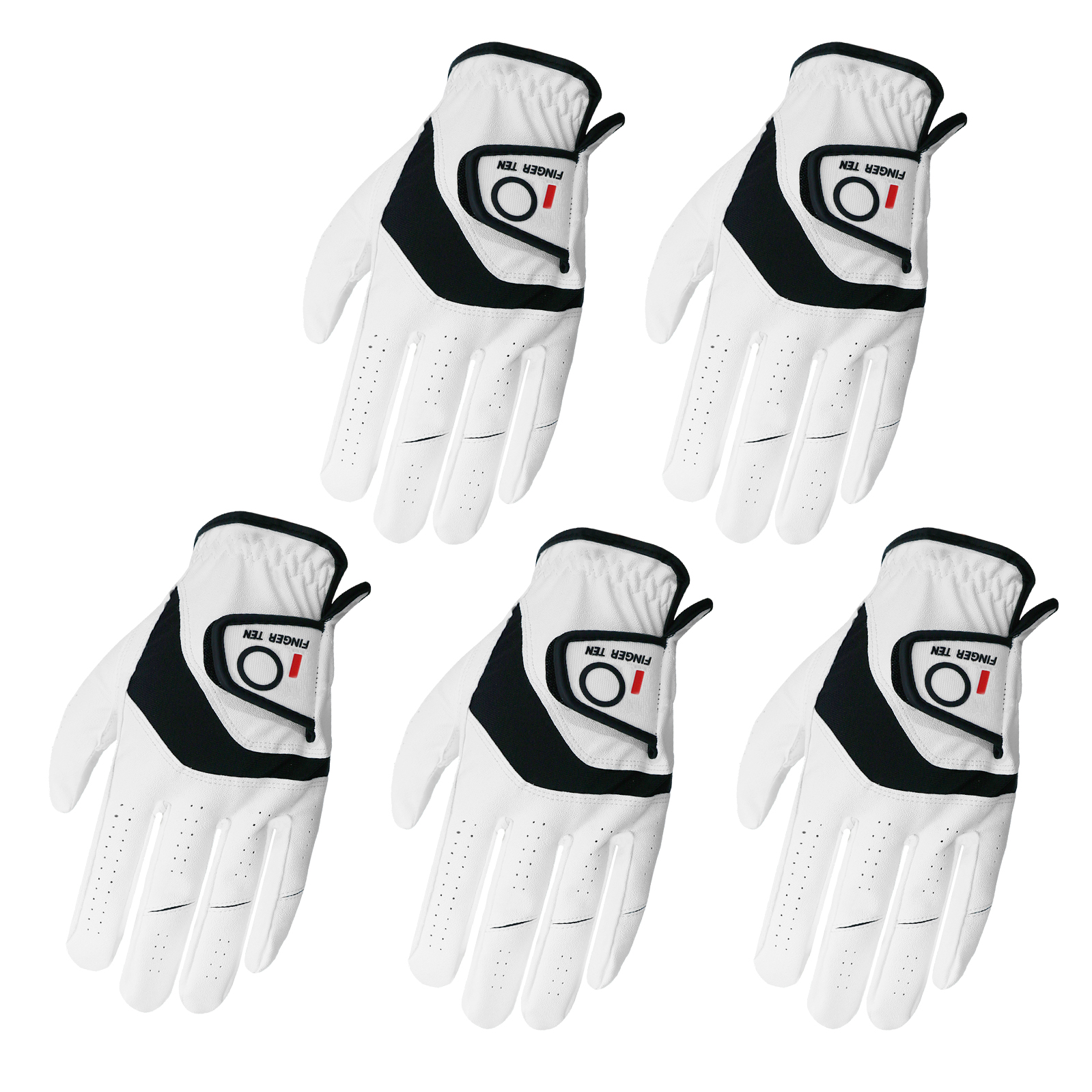 5 Pcs Golf Gloves Men Leather  - Golf Equipment Sales 评论和价格