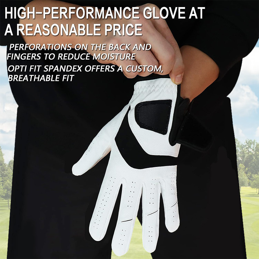 5 Pcs Golf Gloves Men Leather  - Golf Equipment Sales 评论和价格